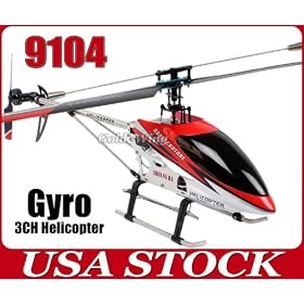 28 Double Horse 9104 3.5CH RC Helicopter W Gyro RTF from Airplane Parts