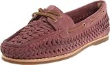 FRYE Womens Quincy Woven Boat Shoe