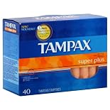 Tampax Tampons, Cardboard, Super Plus, 40 ct.