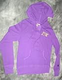 Izod Collegiate Womens Button Down Hoodie, LSU, Purple (Large)