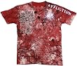 Mirror V-Neck S/S Mens T-shirt in Red by Affliction Clothing