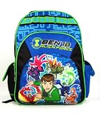 Cartoon Network Ben 10 Alien Force 15 Large Backpack - Radioactive