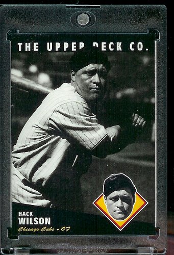 Cover image : 1994 Upper Deck All Time Heroes # 190 Hack Wilson Chicago Cubs Baseball Card- Mint Condition - Shipped In Protective ScrewDown Display Case！