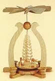 Eigenschaften Müller Kleinkunst / Weihnachtspyramiden 1-stöckige Pyramide - Rehe - 29 cm