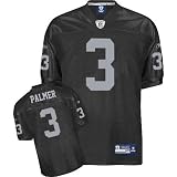 Carson Palmer #3 Black Oakland Raiders Reebok NFL Premier All Stitched Replica Jersey - X-LARGE