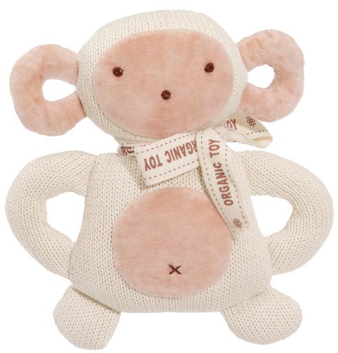 Simply Fido Organic Knitted 6-Inch Pet Toy, Naru Monkey