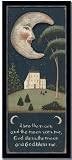 I See The Moon And The Moon Sees Me Folk Art Picture
