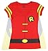 DC Comics Robin Batman Costume Licensed Graphic T-Shirt w/ Cape - Medium