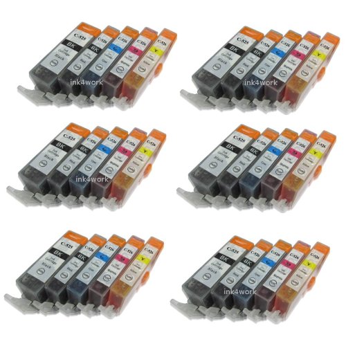 Ink4work 30 Pack PGI-225, CLI-226 Compatible Ink Cartridge For Pixma iP4820/iP4920/iX6520/MG5120/MG5220/MG5320/MX712/MX882/MX892