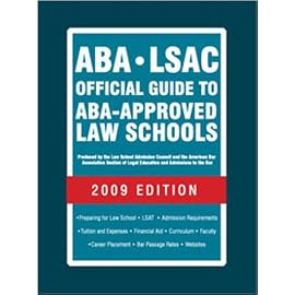 ABA-LSAC Official Guide to ABA-Approved Law Schools 2009 (Aba Lsac Official Guide to Aba Approved Law Schools)