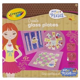 Crayola Pop Art Pixies Glass Plates