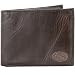 Fossil North Carolina Tar Heels (UNC) Brown Leather Traveler Wallet