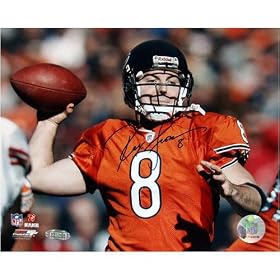 Rex Grossman Chicago Bears - In Orange - Autographed 8x10 Photograph