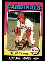 Trading Cards: 1975 Topps Mini # 231 Mike Tyson St. Louis Cardinals (Baseball Card) Deans Cards 5 - EX - Topps Mini