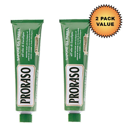 Best Price Proraso Classic Shaving Cream With Eucalyptus Oil Tubes - 2 Pack