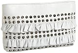 Betsey Johnson We're Just Frilled Clutch,White,one size