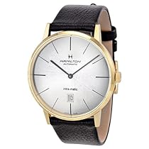 Big Sale Hamilton Intra-Matic Automatic Yellow Gold PVD Mens Watch H38735751