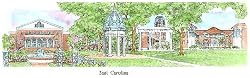 East Carolina University - Collegiate Series - 11.5" x 24" Print