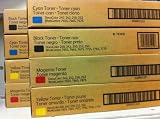 Genuine Xerox DocuColor 240 250 WorkCentre 7655, 7665, 7675 seriesToner Set 006R01219, 006R01220, 006R01221, 006R01222 CYMK Sealed In Retail Packaging