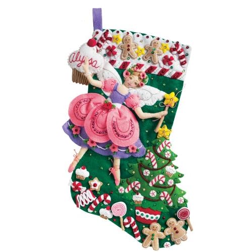2012 sugarplum fairy bucilla christmas stockings