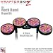 Tie Dye Pastel Skin by WraptorSkinz fits Rock Band Drum Set for Nintendo Wii, XBOX 360, PS2 & PS3 (DRUMS NOT INCLUDED)