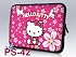 Pink & hello kitty NEW Style design 9.7" 10" 10.1" 10.2" inch Neoprene Laptop Netbook Slab Case Sleeve bag cover pouch For iPad 2, ipad3, ipad4/Asus EeePC 10 transformer/Acer Aspire one/Dell inspiron mini/Samsung N145/Toshiba/Set afire DX/Lenovo S205/HP T