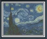 Starry Night Counted Cross Stitch Pat...