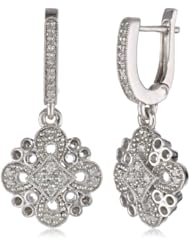 Sterling Silver Diamond Fashion Earrings (1/3 cttw, H-I Color, I2 Clarity)