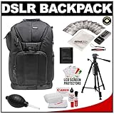 Vivitar Series One Digital SLR Camera/Laptop Sling Backpack - Medium (Black ....