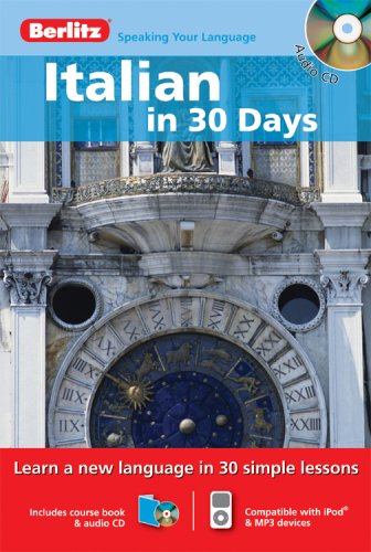 City Travel Guides Discounted  Books : Italian Berlitz in 30 Days
