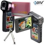 SVP T618 2.7-inch 1280X720p HD Widescreen Pink Digital Video Camcorder (Tripod Included)