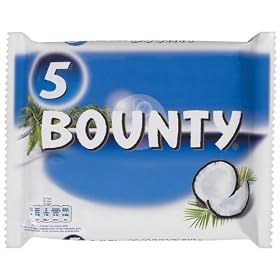 Bounty Milk Multipack 5 x 57 g (Pack of 7)