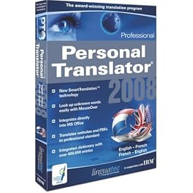 Personal Translator 2008 Professional English - French