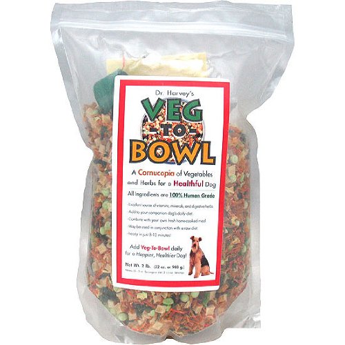 Dr. Harvey's Veg-To-Bowl Grain-free Dog Food Pre-Mix, 2lb pouch