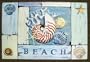 Beach Ocean Shell Indoor Outdoor Area Throw Rug Doormat