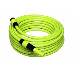 SCHLAUCH 138 Wasserschlauch set 20m 1,3 cm (0,5 Zoll) komp.m.Armat. sw/gelb