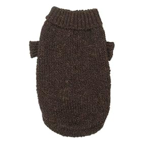 Marled Yarn Basic Knit Sweaters X-LARGE - BROWN - Marled Yarn Basic Knit Sweaters