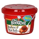 Chef Boyardee Spaghetti and Meatballs in Tomato Sauce, 7.5-Ounce Microwavable Bowls (Pack of 12)