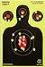 Splatter Spots Silhouette Targets, 12 x 18-Inch (10 Pieces)