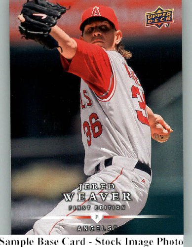 2008 Upper Deck First (1st) Edition #3 Jered Weaver - Los Angeles Angels (Baseball Cards)