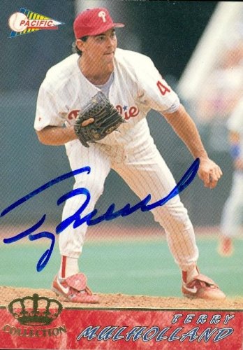Terry Mulholland Autographed Hand Signed MLB Baseball Card Philadelphia Phillies 1994 Pacific 483B0055HKDNW : image