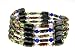 Cloisenne Beads Magnetic Wrap Bracelet/Necklace/Anklet Lariat - Multi-Color - 32'' in Length