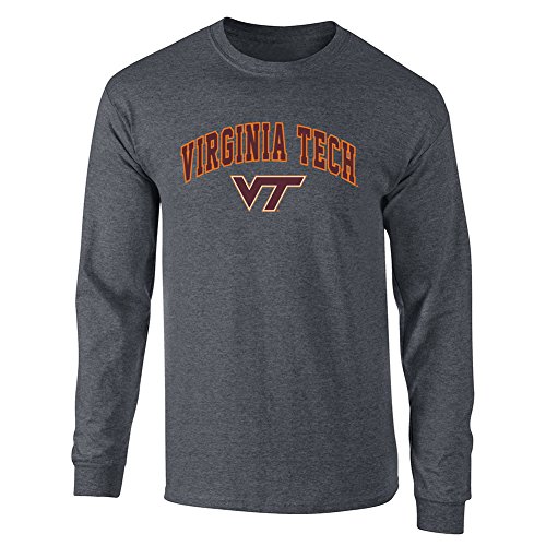 Virginia Tech Hokies Long Sleeve Shirt Dark Heather