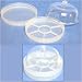 Plastic Transparent Cover w/2 Work Plates