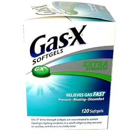 Gas-X-Extra Strength Anti-Gas Medication, 120 Softgels by Gas-X