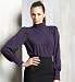 Info/Buy Limited Collection Gathered Front Roll Neck Top
