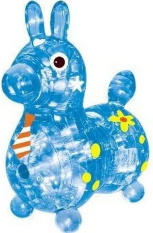 Blue Pony Horse 3D Crystal Jigsaw Puzzle