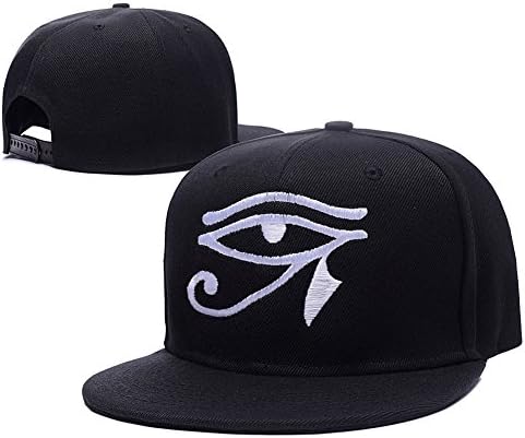 RHXING Egyptian Hieroglyphic Eye of Horus Logo Adjustable Snapback Embroidery Hats Caps