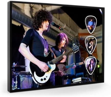Temples Sun Structures (DW) Live Performance Framed Guitar Plectrum Pick Display