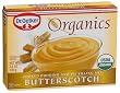 Dr. Oetker Organics Pudding Mix, Butterscotch, 3.5-Ounce Boxes (Pack of 12)